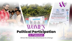 Women political participation in Pakistan — youth civic engagement and Right to Information campaign organized by SSW Hub