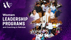 Women leadership programs and coaching in Pakistan — SSW event with women participants at a community gathering