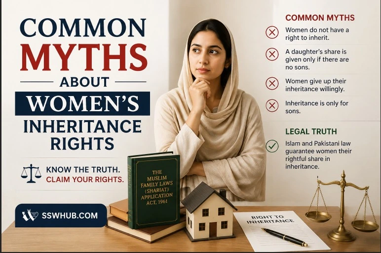 Common myths about women inheritance rights Pakistan — legal truth under Muslim Family Laws SSW Hub