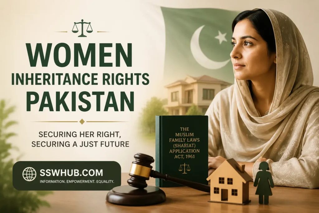 Women inheritance rights Pakistan — Muslim Family Laws Shariat Act legal guide SSW Hub